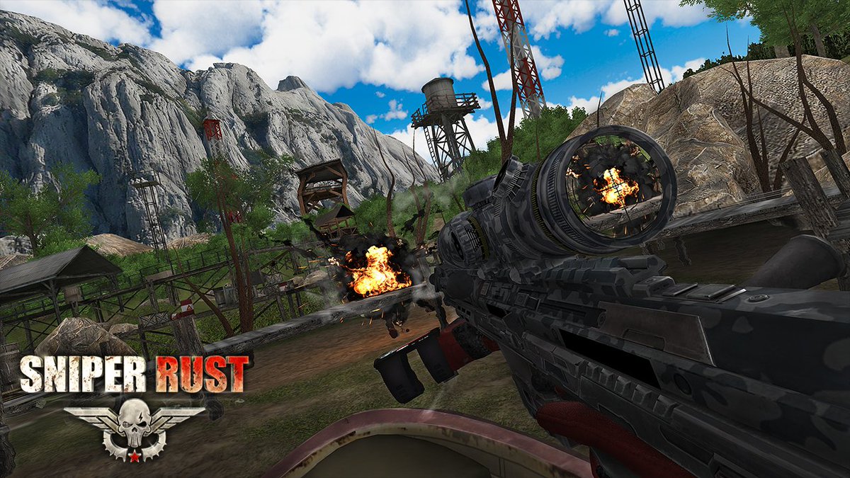 Crush Enemies with your Sniping Skills in the Immersive Sharpshooter: Sniper Rust VR! Toughen Up! Become an Elite Sniper and Embark on a Dangerous Mission Against a Global Insurgency in this hair-raising, breathtaking Virtual Reality First-Person Sniping Experience where any