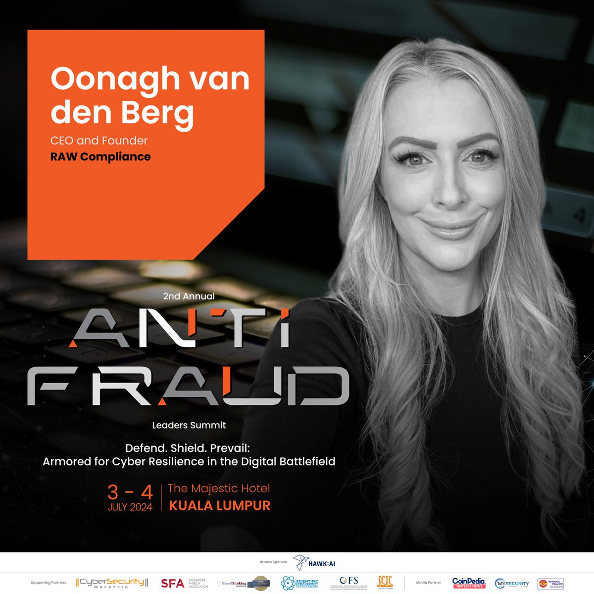 emnesevents's tweet photo. Oonagh will dive deep into cyber threats targeting DeFi platforms and explore strategies to proactively mitigate these risks.
She will discuss the role of regulatory bodies in establishing frameworks that balance innovation and security.  
For more info: https://t.co/YLy9CAdnLq https://t.co/tTMRHG7HTo