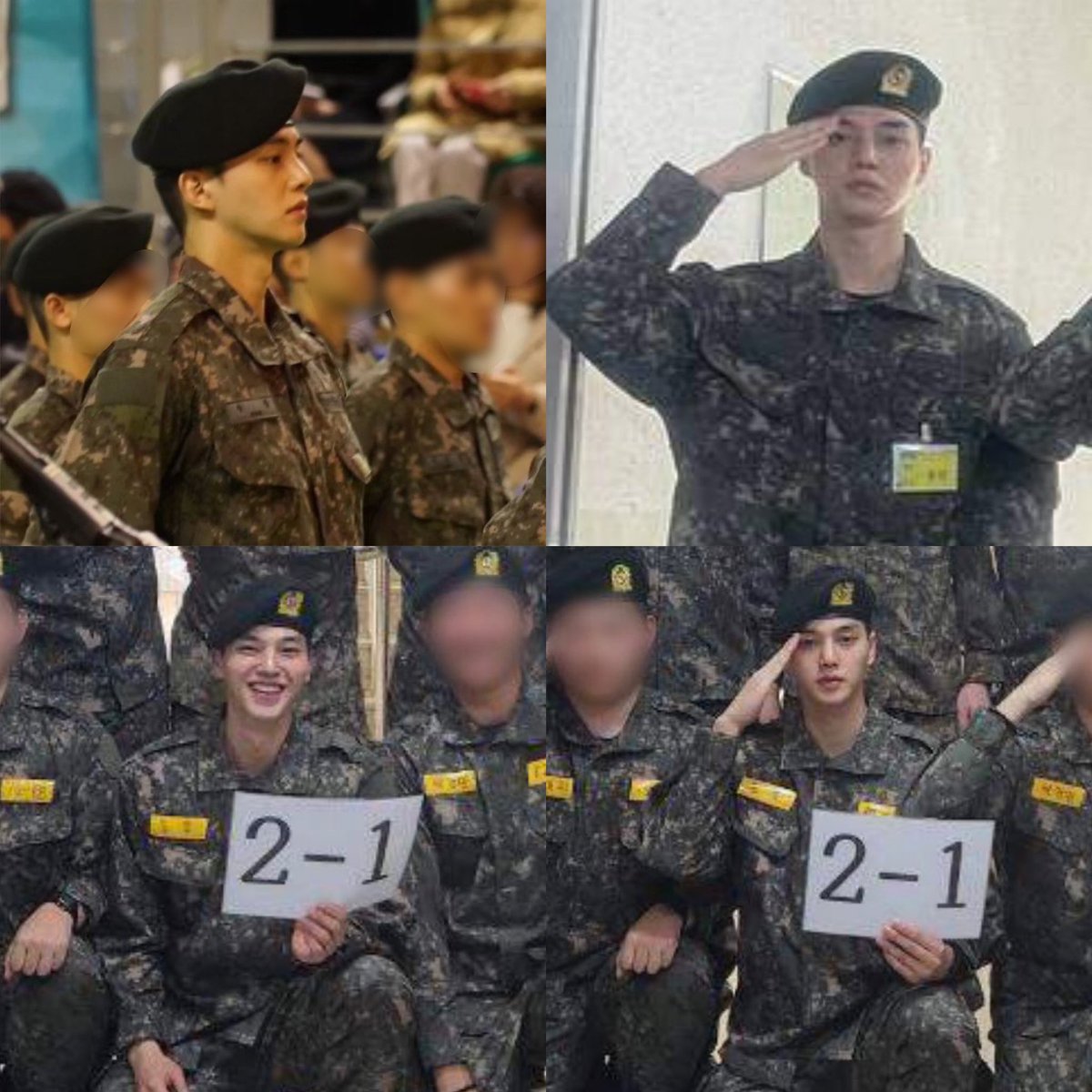 not all celebs looks this good in military uniform but #SongKang wow his face card indeed superior😍😍