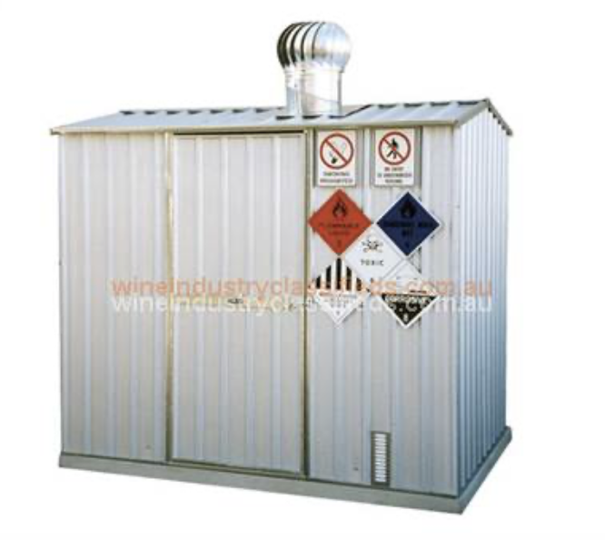 Chemical Sheds by Garden Master #ChemicalSheds #ChemicalStorage #wineindustry #wineries #viticulture #vineyard #winegrapes wineindustryclassifieds.com.au/Classified/che…