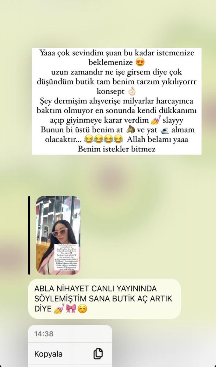 iste gercekten isi bilen ve tarz insan butik aciyor ilk musterin benim sukur ya🫂🌸♥️ 
<a href="/Canselayanoglu/">CanselAyanoğlu</a> #canselayanoglu