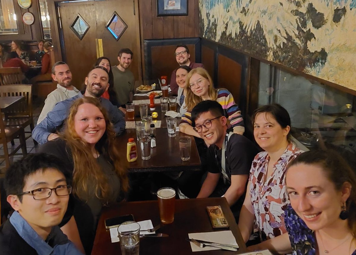 🌟 Capturing moments from our #AbSciCon24 meet-up at Trinity Brewhouse! 🚀🍻 Great discussions on the origins of life with fellow OoLEN enthusiasts. #OriginOfLife #OoLEN #ScienceMeetup