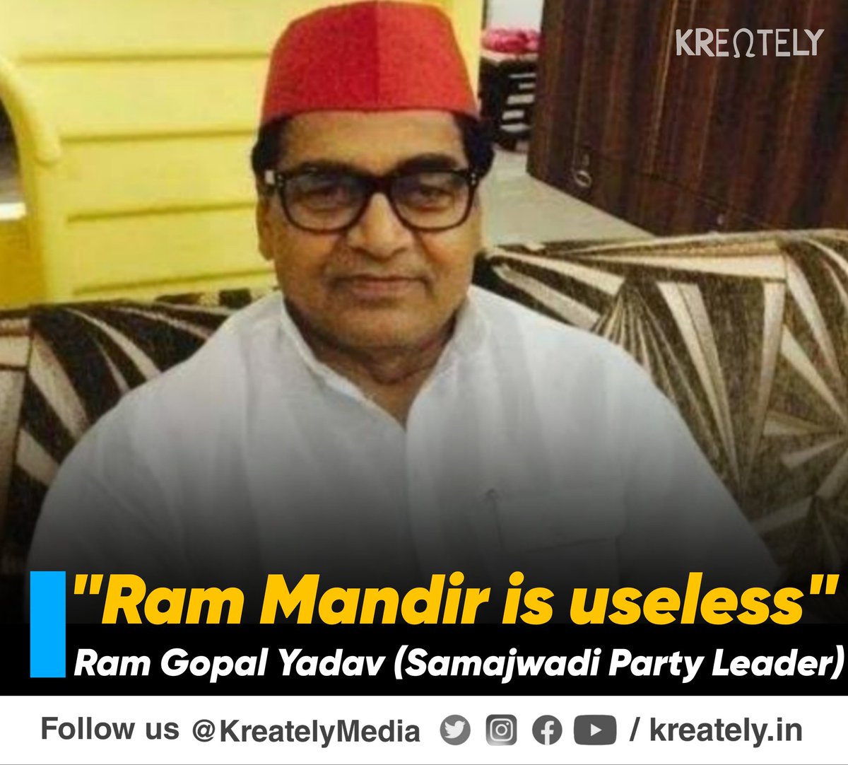 Wake Up before its too Late !! One Secular Political Party wants to Eradicate Sanatan Dharma Congress plans to Target Ram Mandir Verdict Samjwadi Party Says Ram Mandir is Useless Have you ever heard this for any Mosque or Church by leader of any Secular Parties?