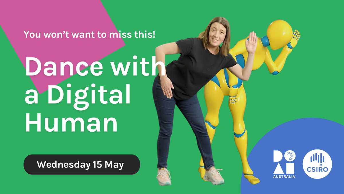 We are thrilled to announce that we are partnering with <a href="/CSIRO/">CSIRO</a> to deliver an exciting BONUS session for students.

Dance with a Digital Human showcases how technology is being applied to sport science to help athletes perform at their best.