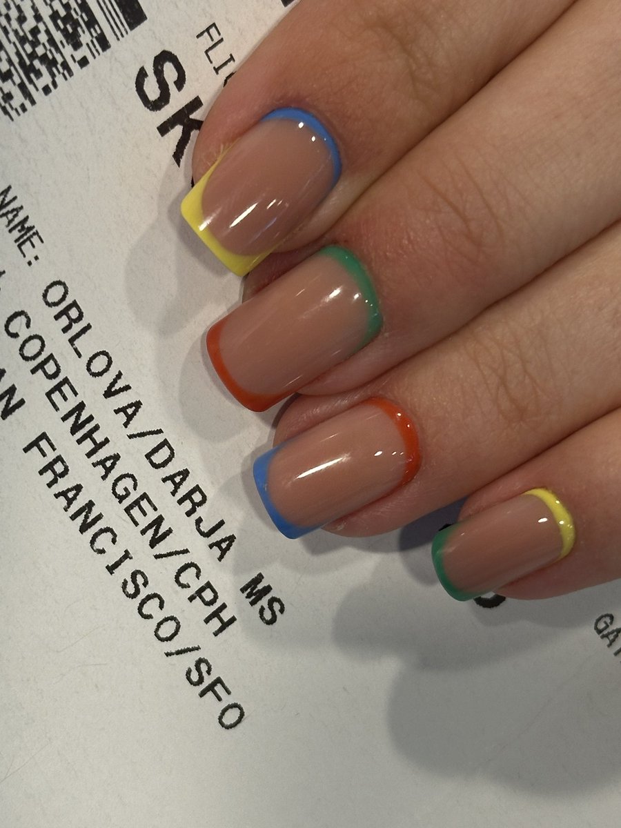Keeping up with the tradition 💅 Google I/O manicure check! 😁