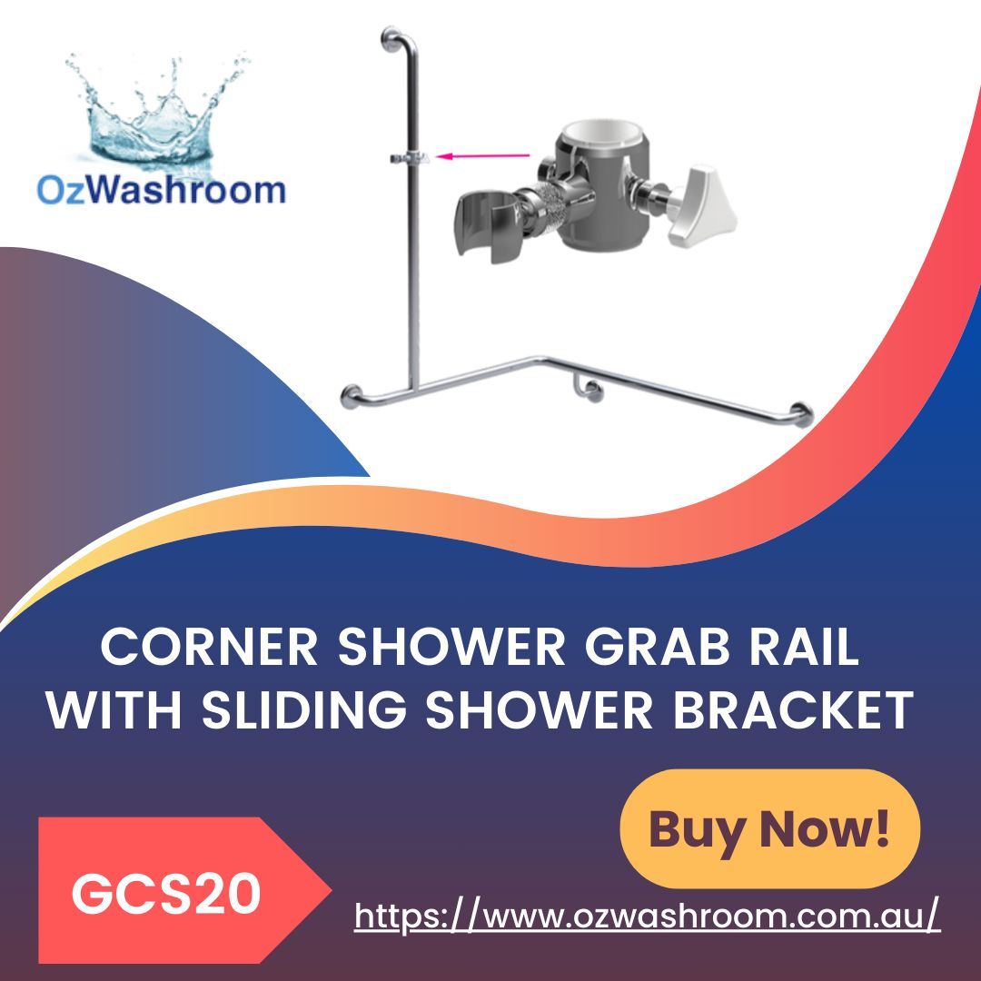 Enhance your shower safety with our Corner Shower Grab Rail! Made of durable satin stainless steel, it's easy to install and built to last. 
buff.ly/3WrJbSt 
#ShowerSafety #GrabRail #BathroomAccessibility #StainlessSteel #HygienicDesign #HomeSafety #AccessibleLiving