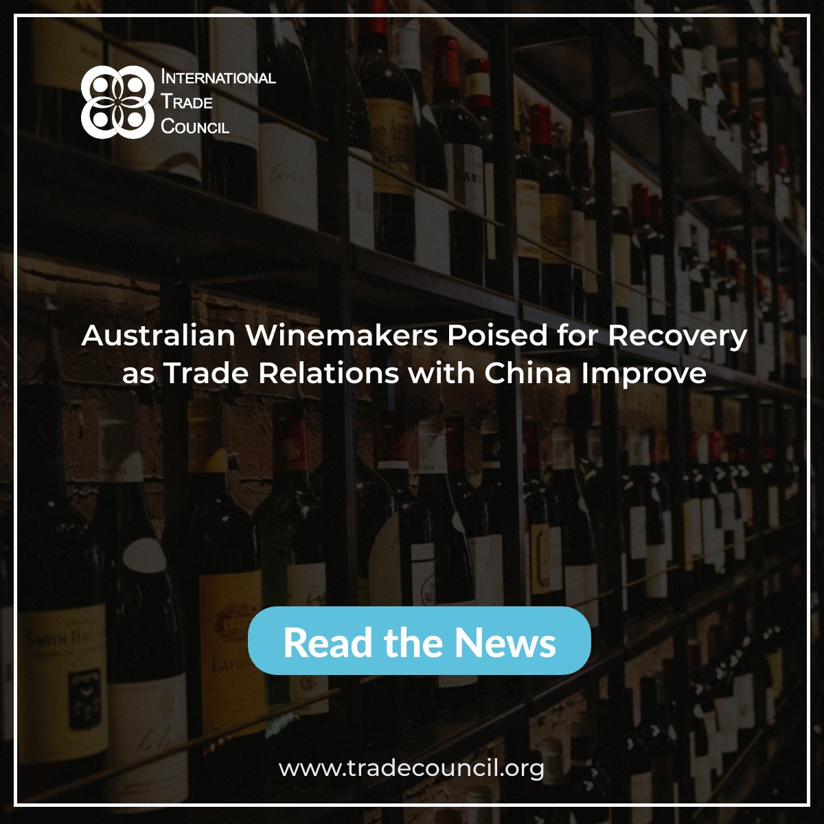 Australian Winemakers Poised for Recovery as Trade Relations with China Improve
Read The News: tradecouncil.org/australian-win…
#ITCNewsUpdates #TradeResurgence #WineExports #EconomicRecovery #AustraliaChinaTrade #GlobalTradeNews