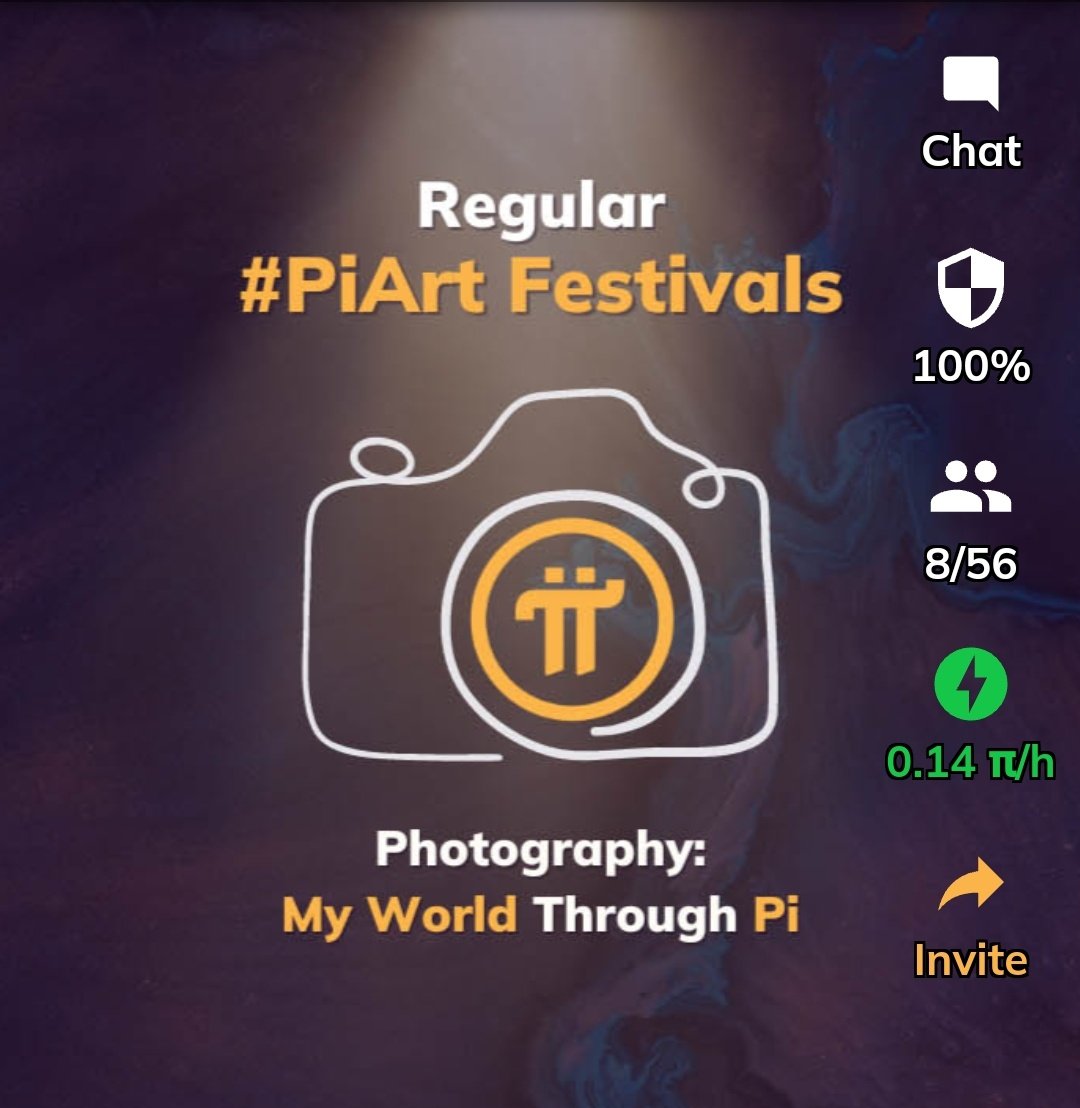 It's announcement📢 by @PiCoreTeam On pi apps home screen 🥳✅ 🎉We're launching regular Pi Art Festivals on the #PiArt channel in Fireside Forum, covering various themes beyond just illustrations. This month's theme is 'Photography: My World Through Pi.' Post your photography…