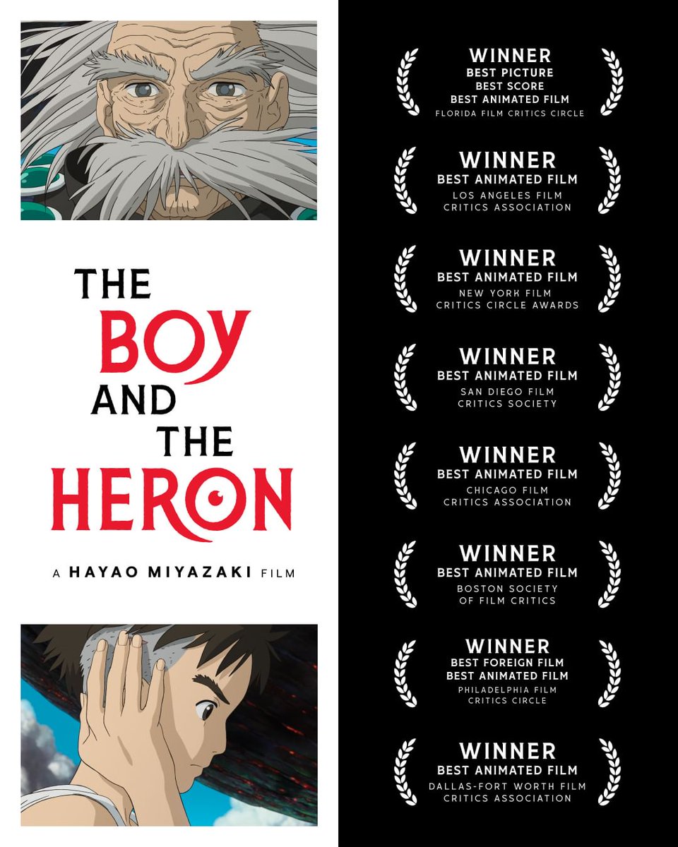 A hand-drawn work of art seven years in the making at #StudioGhibli, #TheBoyAndTheHeron is Hayao Miyazaki's first film in over ten years.​

#TheBoyAndTheHeron will release in India on May 10, in Japanese with English Subtitles & English Dubbed Versions.
​
#HayaoMiyazaki #Repost