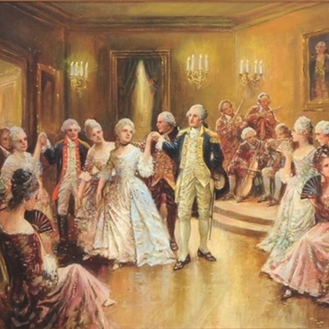 #OTD 1789: The first #inauguralball was held by sponsors in New York City, one week after the first inauguration of #GeorgeWashington.