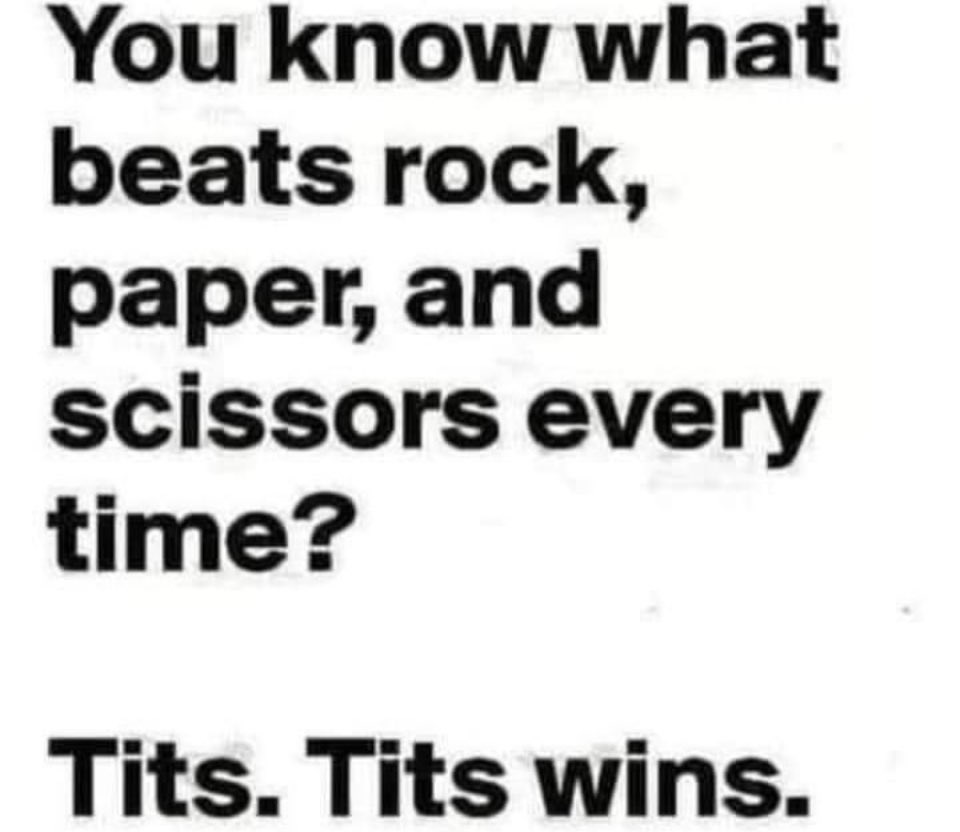 Tits are magical 🤣