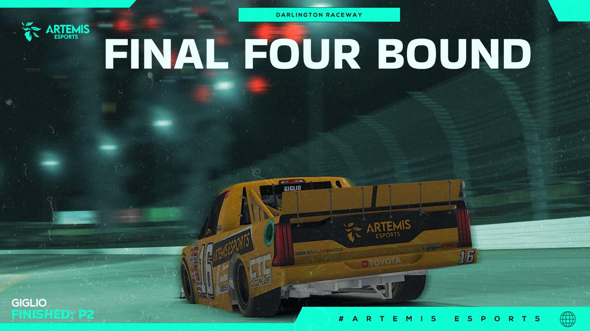 [#ARTEMISiR]

ANOTHER FINAL FOUR! @BlakeGiglio1 Makes Up 10 Spots to Finish P2 in the Race, but is now #OnTheHunt for the Championship in the LaborXII Truck Series! Congratulations Blake! 🏹