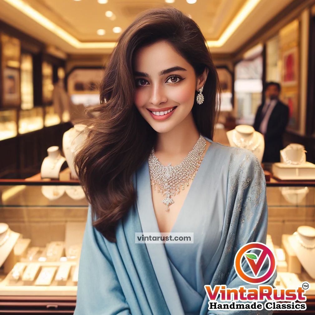 Enhance your elegance with our exquisite Silver Necklace Set adorned with captivating glass stones. ✨ Visit vintarust.com for more unique finds. Adventure awaits! 🌟 #silverjewelry #necklaceset #glassstones #statementjewelry #handmadejewelry #artisanjewelry