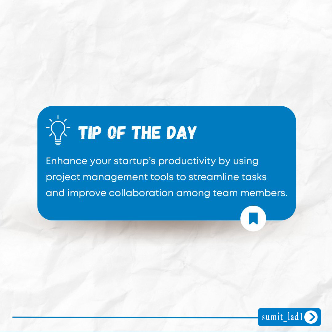 💡 Tip of the day!

#ProductivityTips #StartupSuccess #ProjectManagement #TeamCollaboration #EfficiencyBoost #BusinessTools #StartupLife #bucciovertimechallenge #SoloLasMas #getoutofrafah