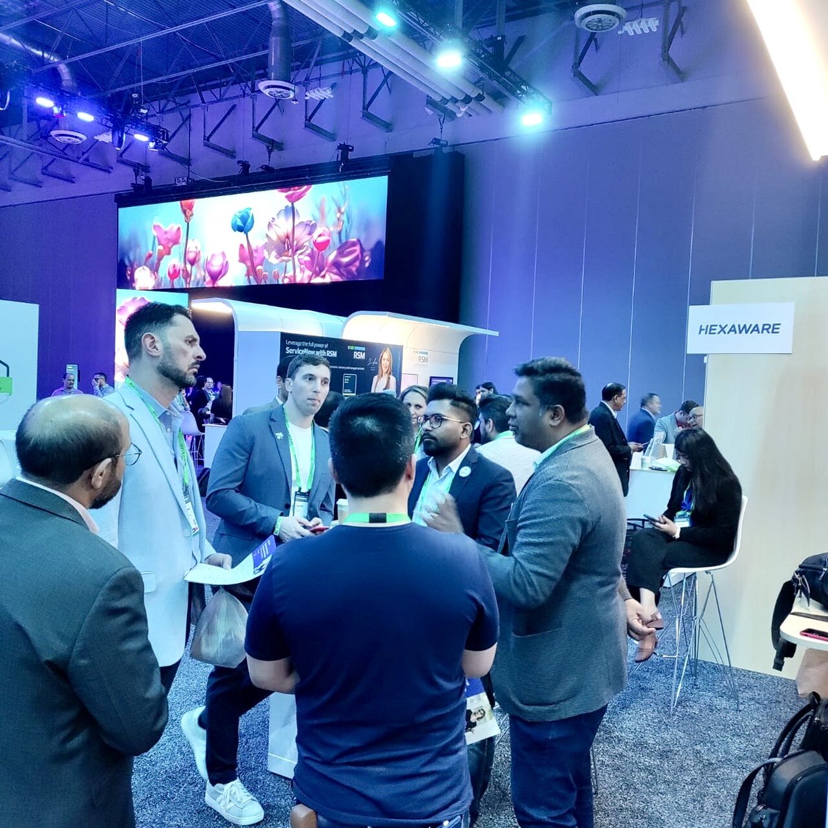 We had an electrifying day at the Hexaware event booth #5448 at Day 1. Our interactive sessions were buzzing with energy, packed with enthusiastic participants eager to dive deep into the latest innovations and solutions. Stay tuned for more event highlights! #Know24 #ServiceNow
