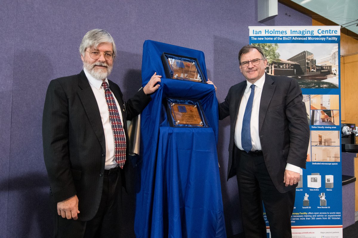 This week we were delighted to open the Bio21 Ruth Bishop building and Ian Holmes Imaging Centre which house cutting edge electron microscopes. Ruth, Ian and teams co-discovered a childhood killer, rotavirus, with EM playing a central role <a href="/UniMelbMDHS/">UniMelb MDHS</a> <a href="/SciMelb/">Science at Melbourne</a> <a href="/UniMelb/">University of Melbourne</a> <a href="/nhmrc/">NHMRC</a>