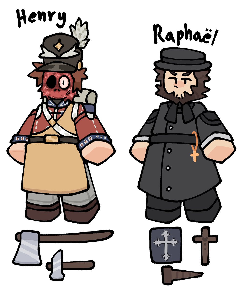 G&B oc's 
#robloxart #gutsandblackpowder #GnB