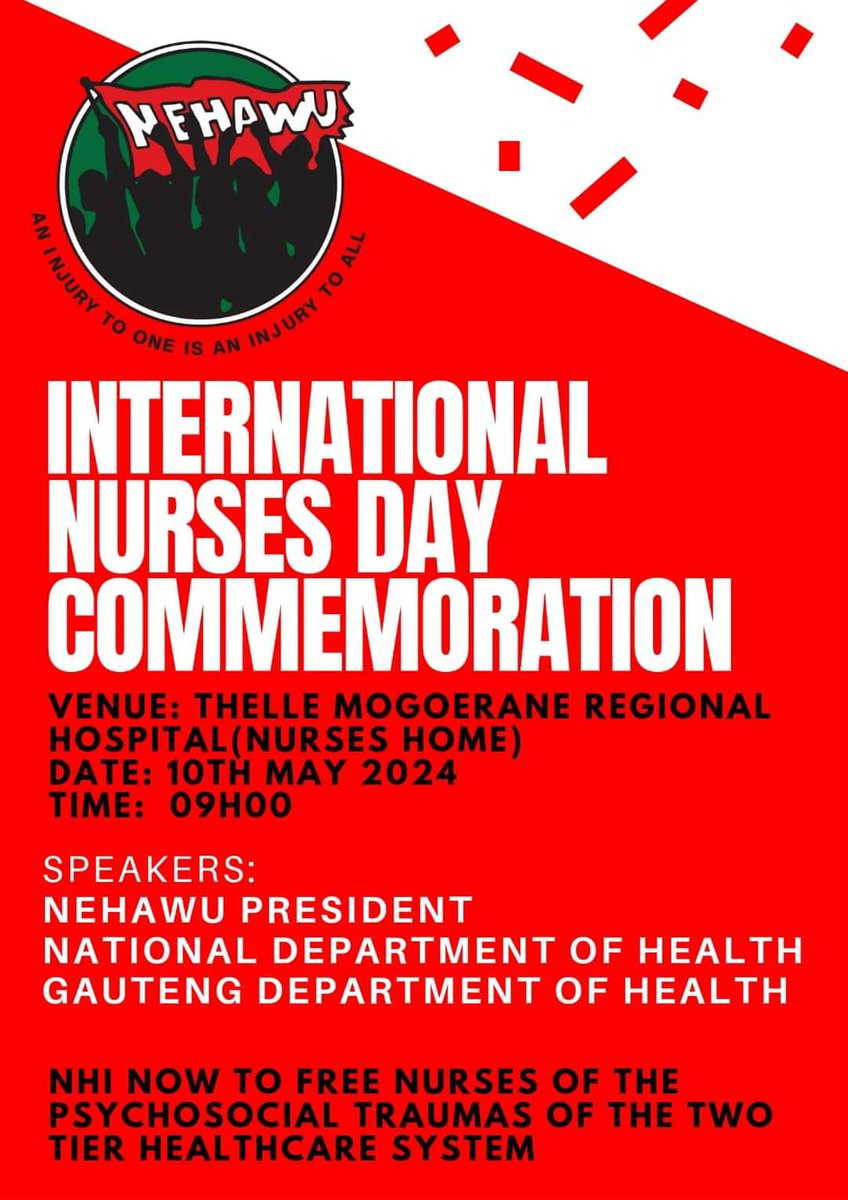 Media Alert: This week, #nurses scheduled to celebrate the #InternationalNursesDay @Newzroom405 #NewzroomAfrika @AldrinSampear @naledimoleo
