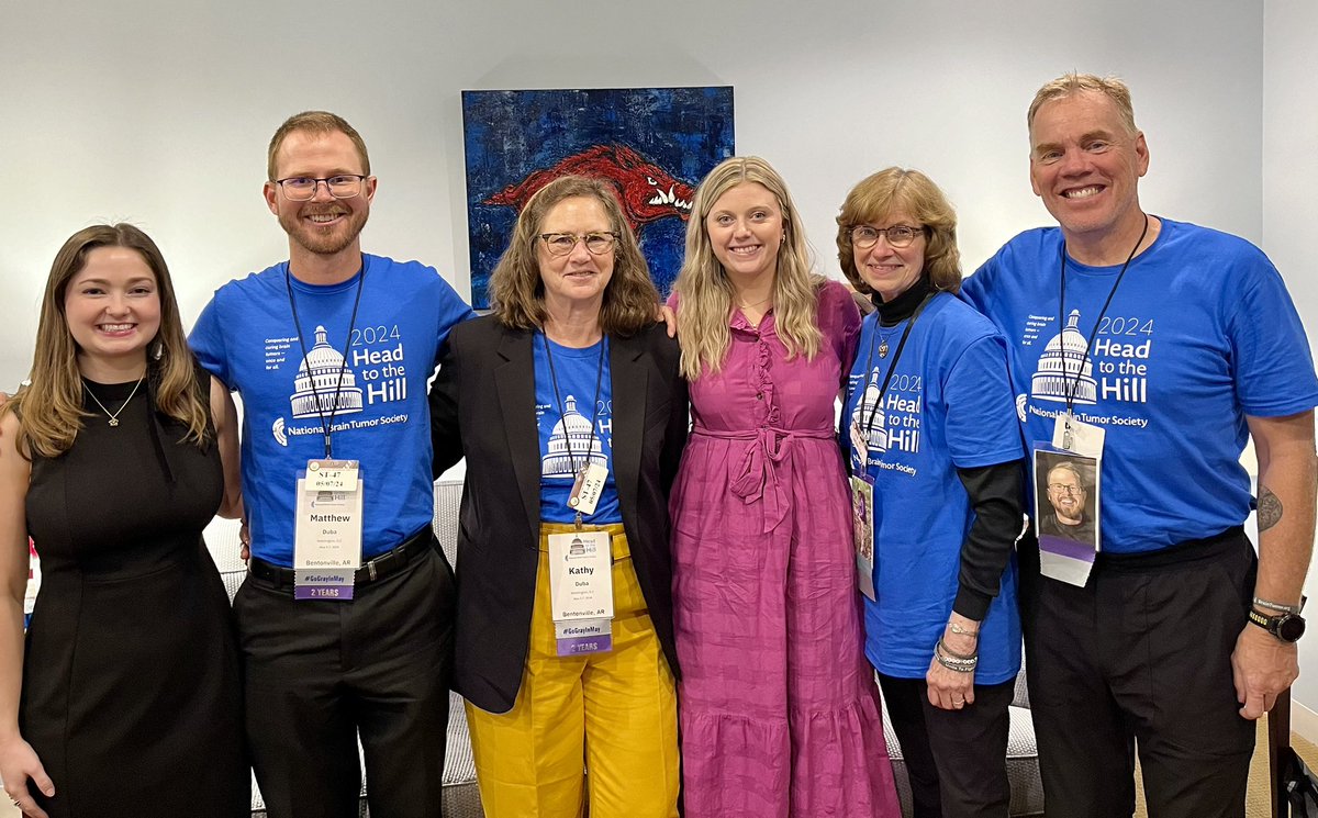 So proud to be part of the Arkansas advocacy team for <a href="/NBTStweets/">National Brain Tumor Society</a> &amp; very grateful to Kathleen &amp; Bailey, from the office of <a href="/JohnBoozman/">Senator John Boozman</a>, for listening to our stories &amp; offering support for our requests on behalf of the brain tumor community. #Head2Hill