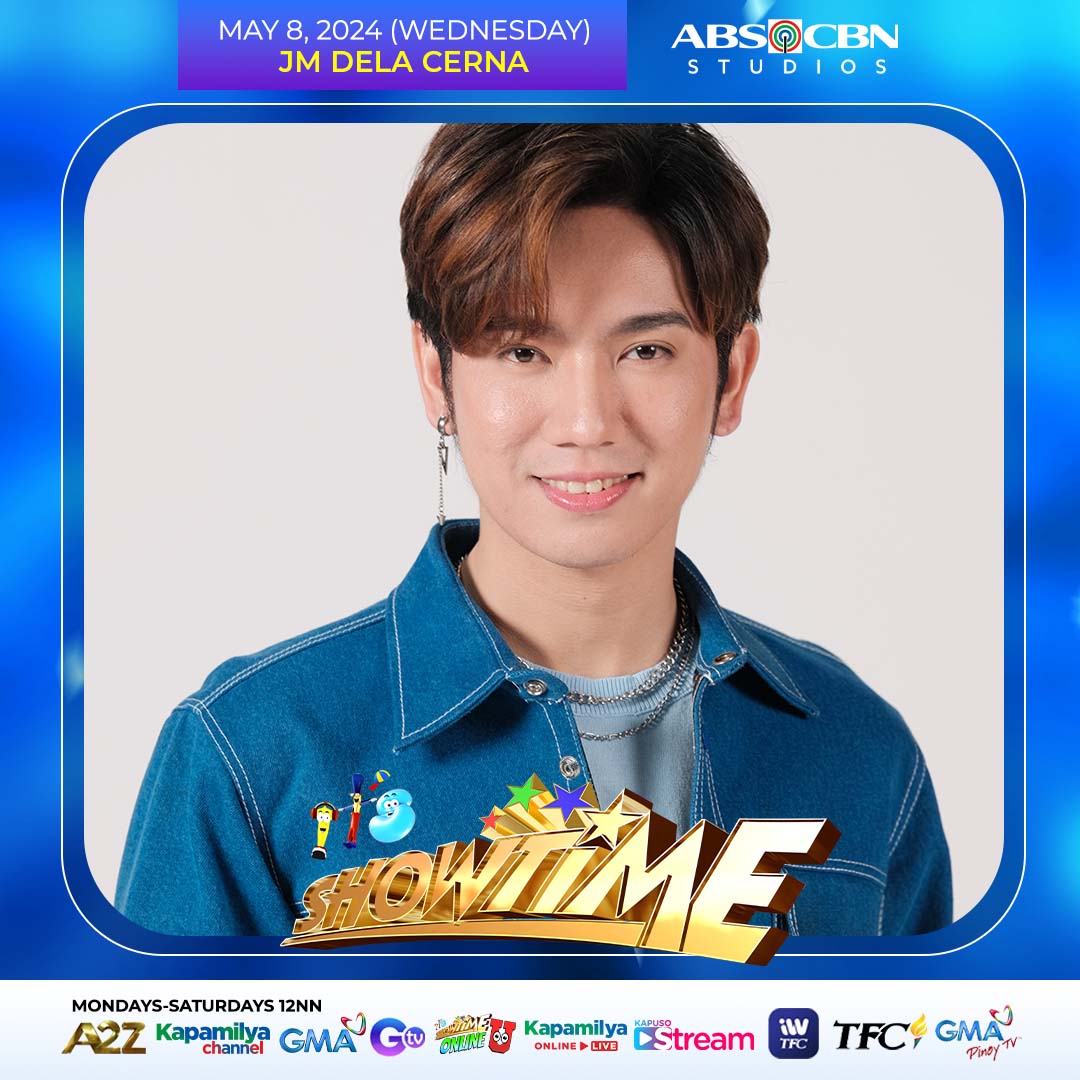 Madlang People! Sure na PangMAYlakasan ang kantahan ngayong Miyerkules kasama ang ating New Gen Champ na si JM dela Cerna sa It's Showtime! #ShowtimeFunMAYlakasan 💙💛🌈