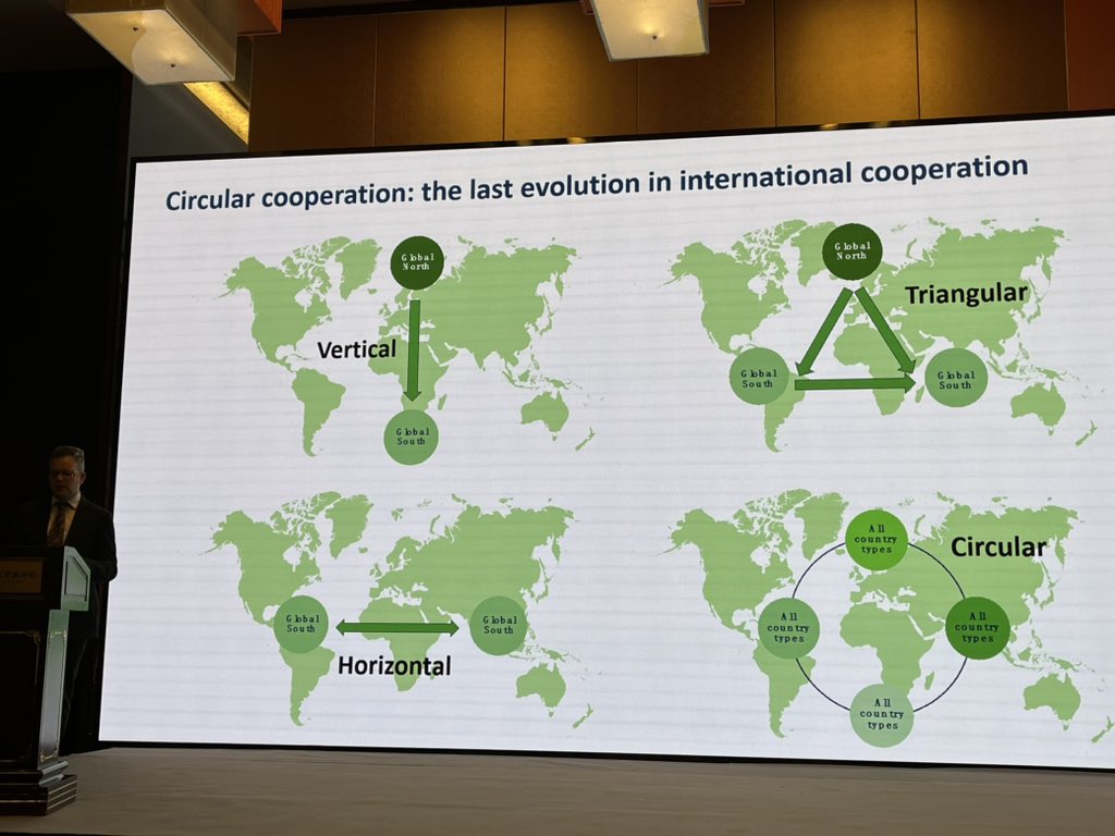 Towards “circular cooperation”. Great talk by @jonathanglennie at Peking Uni conference on intl development. @ChristophBenn @ThomasPogge