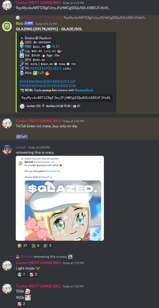 PastelAlpha's tweet image. Back to back 💩🪙wins on calls

$GLAZE &amp;amp; $YAP