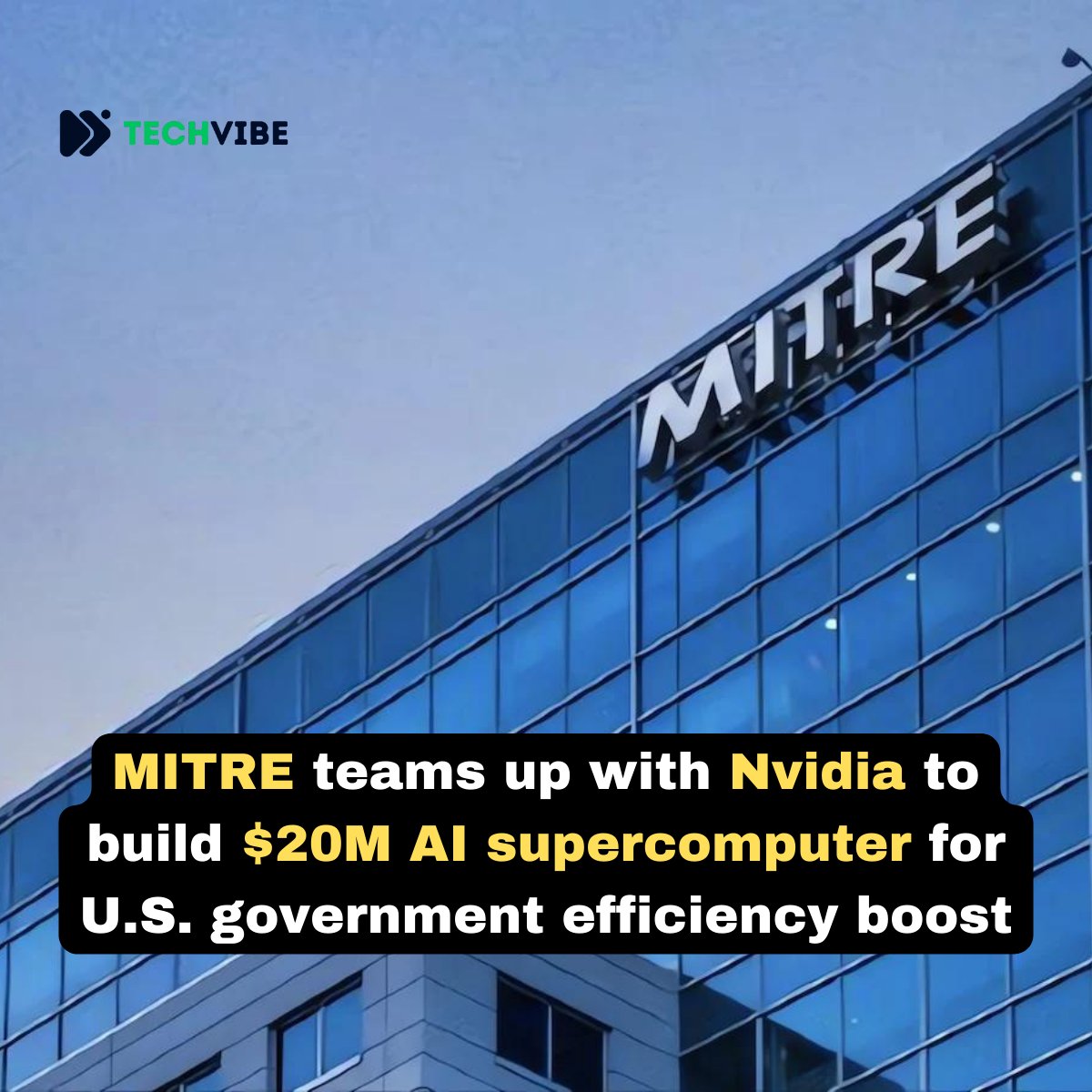 MITRE, a key supplier to the Pentagon and U.S. intelligence agencies, partners with Nvidia to construct a $20 million AI supercomputer aimed at enhancing efficiency across the U.S. federal government. more: t.ly/IAj7t #Mitre #Nvidia #US #AI