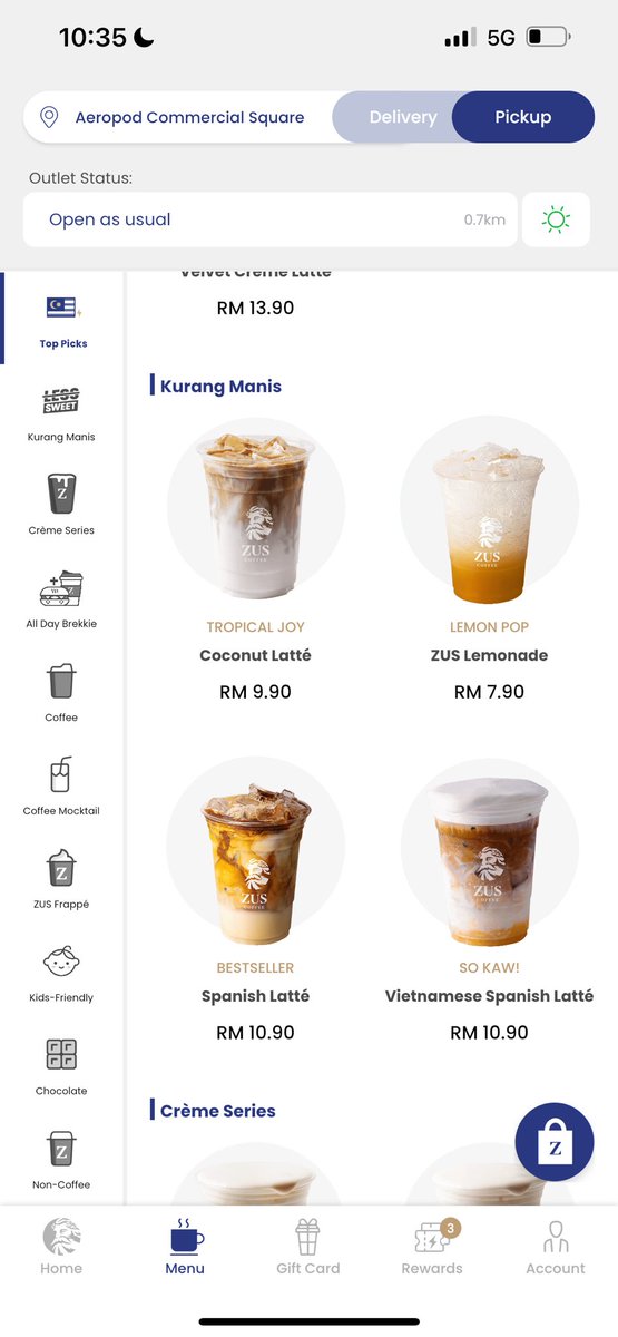 Stop fikir ZUS takde less sugar range BECAUSE THEY DOO!!!!! 

Ni yang i suka korang kena try : 
1) Non coffee lovers ambik ZUS Lemonade
2) Coffee lovers ambik Vietnamese Spanish Latte