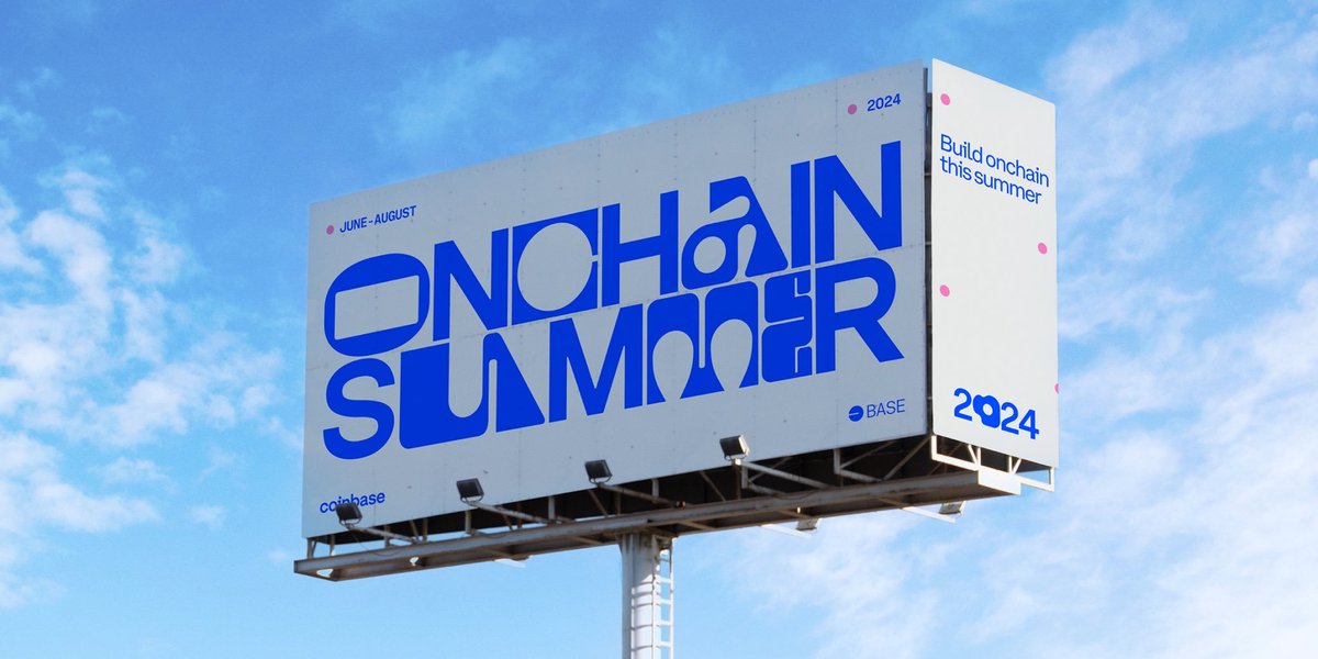 strength in numbers. onboarding billions. onchain summer is going to be insane. 🔵