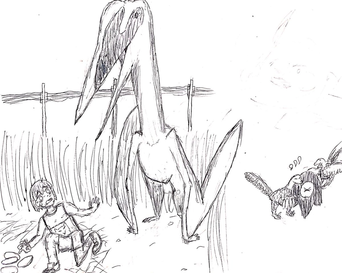 Omori x Dinosaurs doodles cuz I never ever draw anything at all

#OMORIFANART #dinosaurs