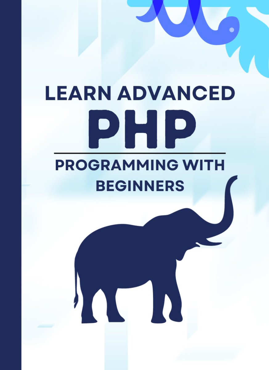 php_devz's tweet image. FREE Kindle
Learn Advanced PHP Programming with Beginners: Each page has live coding examples, so you can learn php program easily and quickly step by step amzn.to/3URrB9s
#php #laravel #programming #developer #programmer #coding #coder #webdev #webdeveloper