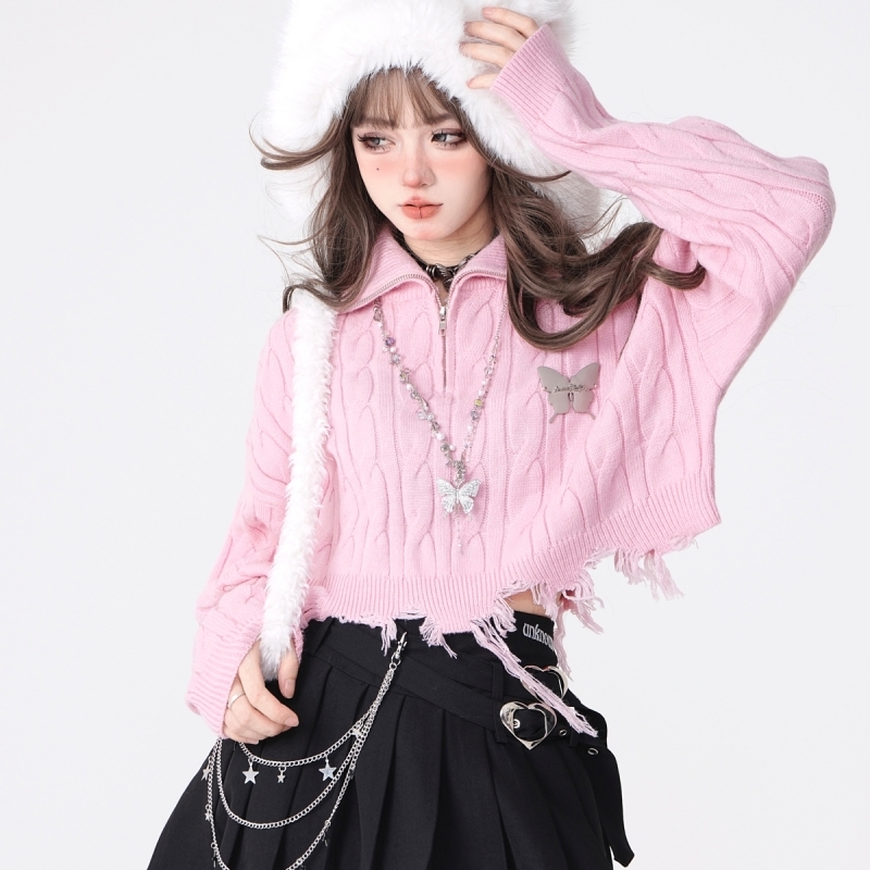 Sweet Girly Style Pink Polo Collar Short Sweater 🎀✨

🛒Now Buy:bit.ly/3Uuv1gR

❤10% OFF Coupon: kawaii10off

📦Free worldwide shipping📦

#kawaiishop #kawaiifashion
