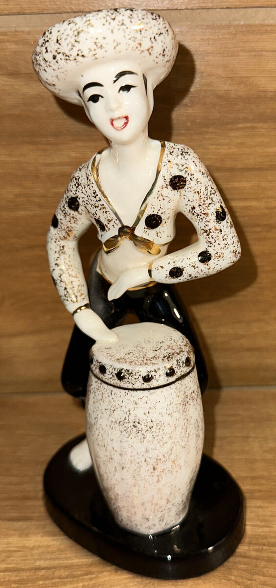 📷📷 #VintageDecor #JapanMade #Lefton #Calypso #DrumPlayer #1950s #Collectibles 📷 ebay.us/TtBEM9