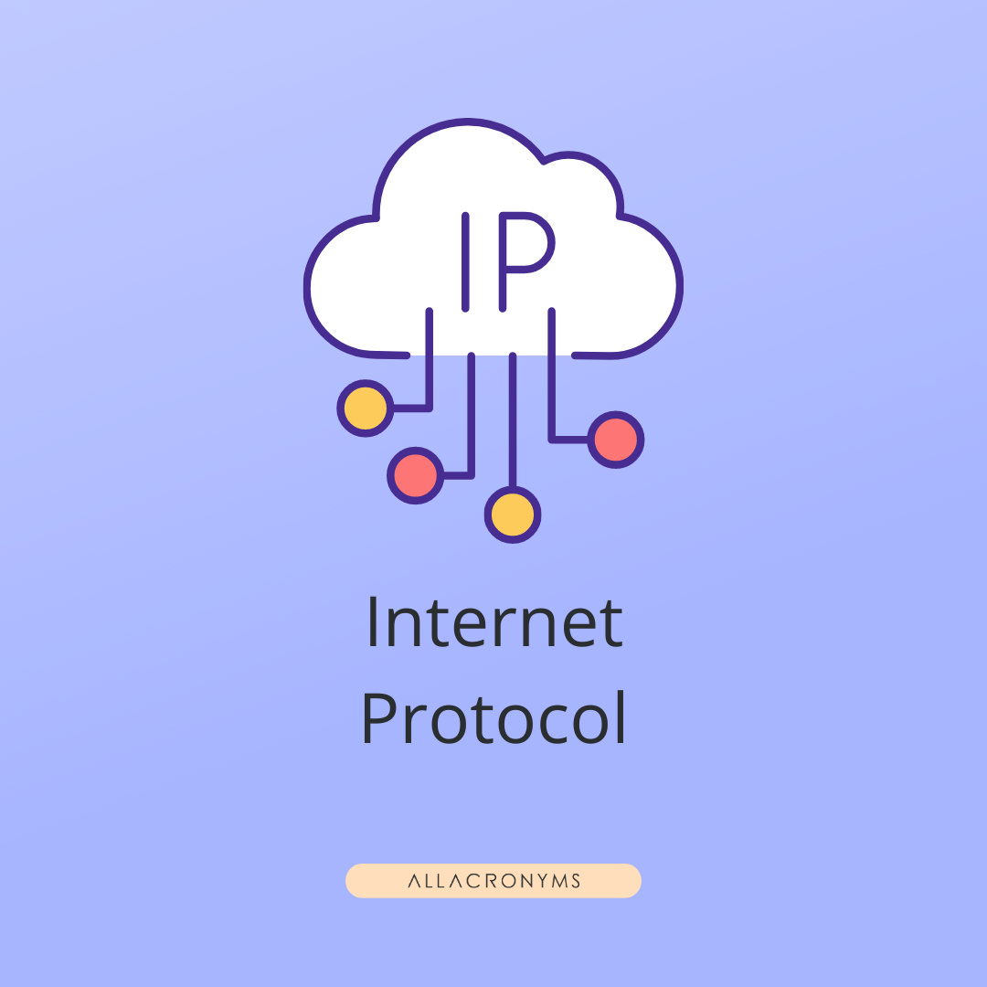 allacronyms.com/IP

Internet Protocol (IP) is the method or protocol by which data is sent from one computer to another on the internet.

#Acronyms #Abbreviations #learningEnglish #englishOnline #englishLanguage #IP