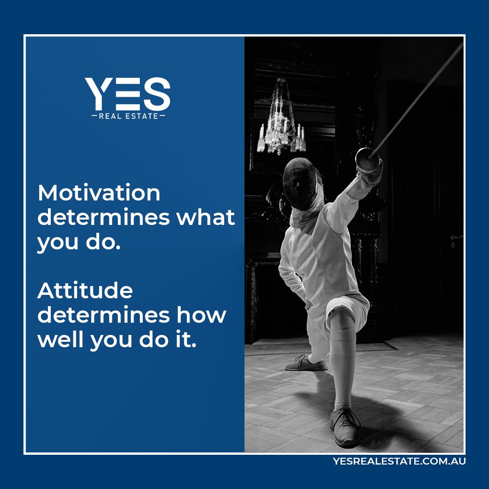 🔵 Motivation determines what you do. Attitude determines how well you do it.

☎️ 𝗬𝗘𝗦 𝗥𝗲𝗮𝗹 𝗘𝘀𝘁𝗮𝘁𝗲-1300 032 669
🌐 yesrealestate.com.au

#YesRealEstateAustralia #RealEstateSuccess #Opportunity #MotivationMatters #AttitudeIsKey #Mindset #PositiveVibesOnly #melbourne