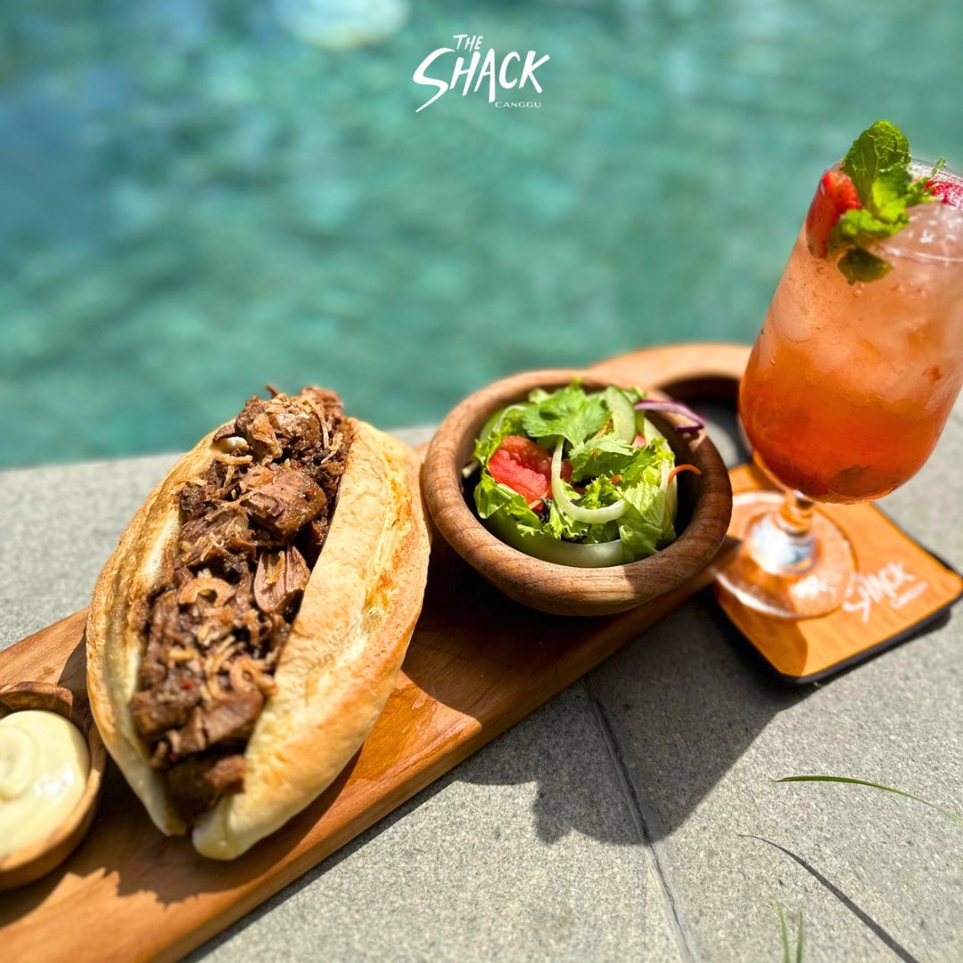 Hi Fam !! Rendang Sandwich + Free Salad & Drink of choices Only 105k++ . . 📍The Shack Canggu Jl. Padang Linjong, Canggu. +6282140018929 #theshackcanggu #canggubali #canggucommunity #canggurestaurant #canggu #balicanggu #canggurestaurants #canggucafe #baliholiday #canggufood