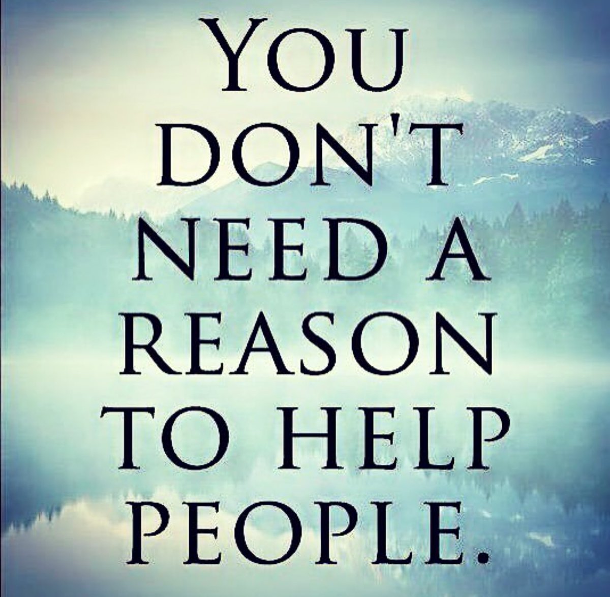 Wednesday Friendly Reminder… You don’t need a reason to help people. #KindnessMatters #Wednesdayvibe #wednesdaywisdom 🙌 💙