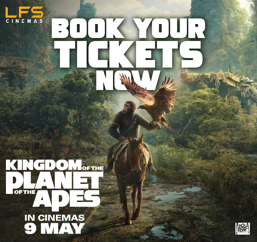 Enter the #KingdomOfThePlanetOfTheApes 🦍 IN CINEMAS FROM 9 MAY ONWARDS! Get your tickets NOW 🎟 lfs.com.my / LFSApps #JomLFS #KOTPOTA