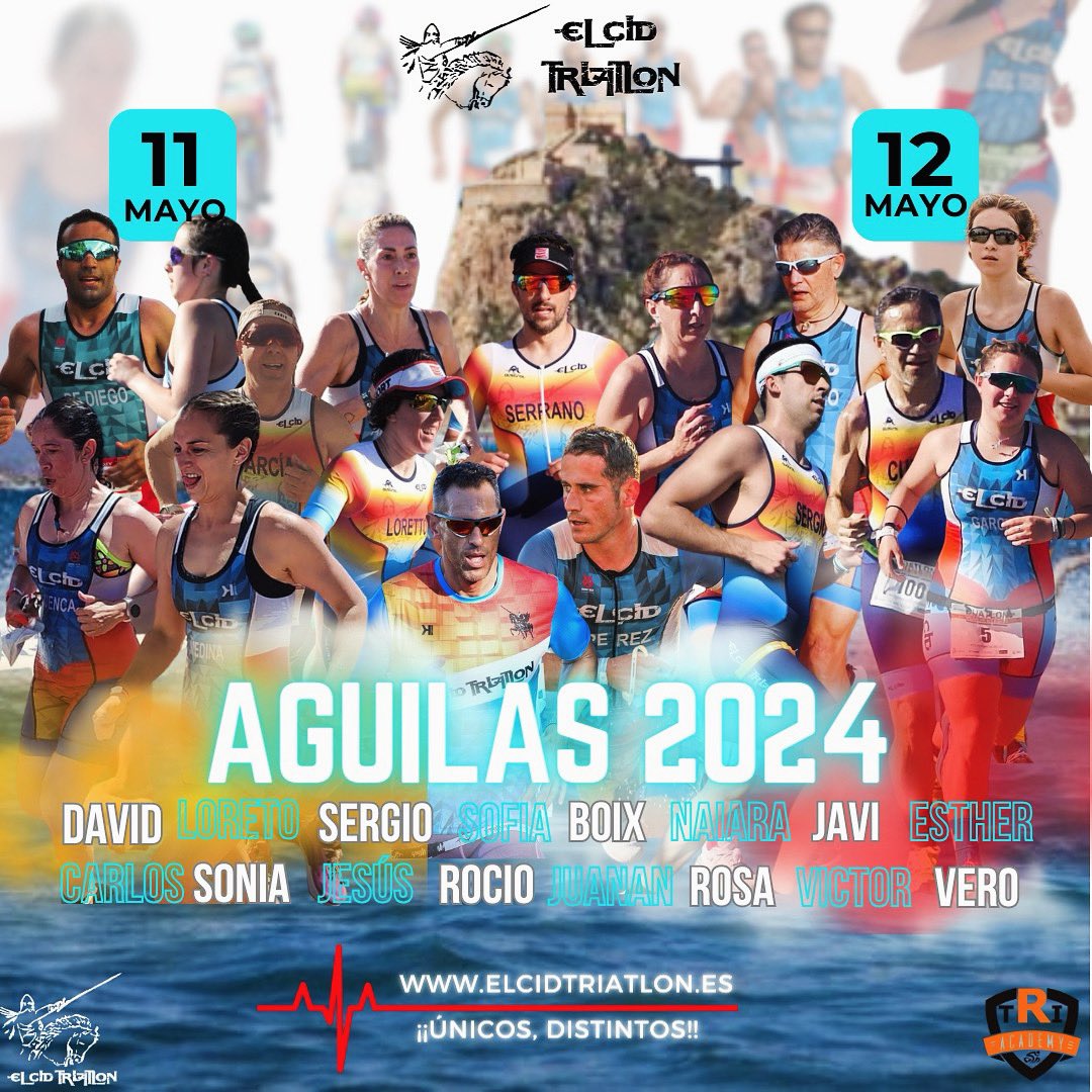 Nos vamos a ÁGUILAS 🦅 
#valdemoro #triathlon #Deportes 
elcidtriatlon.es