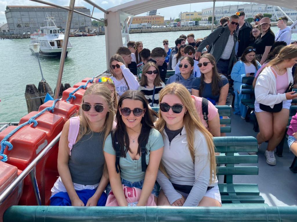 Our TYs have set sail into Venice. Have a great day.