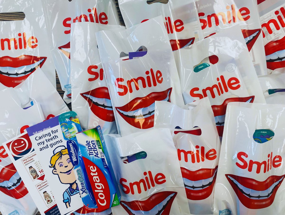 @dentalhealthorg #SmileMonth is a nationwide campaign to get everyone smiling and promote the values of good oral hygiene as it's an important part of personal care. We have sent smile bags to our Individuals supplying new toothbrushes, toothpastes and leaflets.

#ImprovingLives