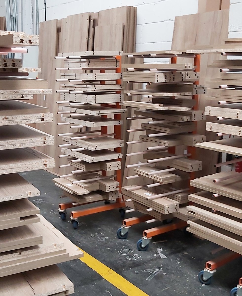 BIG BEDROOM order going through production at the moment in EGGER H1180 Natural Halifax Oak MFC.  Whole house of new bespoke size bedroom furniture designed and made to order. #bespokebedroom #eggeruk #bedroomdesign #bedroomstorage