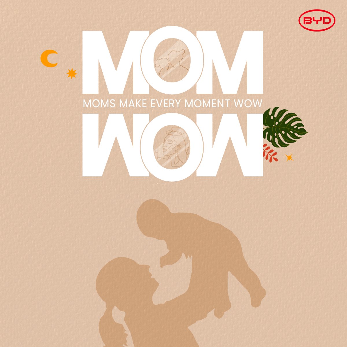 Happy Mother's Day! Let's thank moms for making every moment a wow! 💖

#BYD #BuildYourDreams #MothersDay