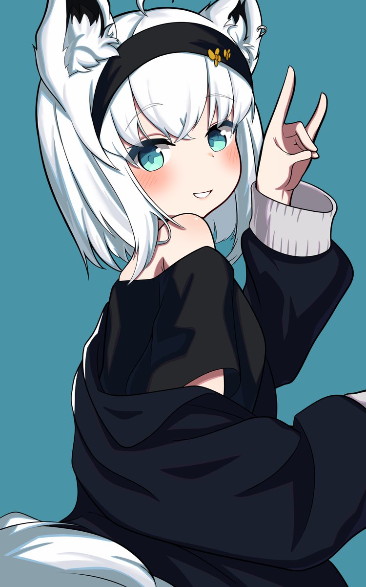 こんこんきーつね♪
#絵フブキ 