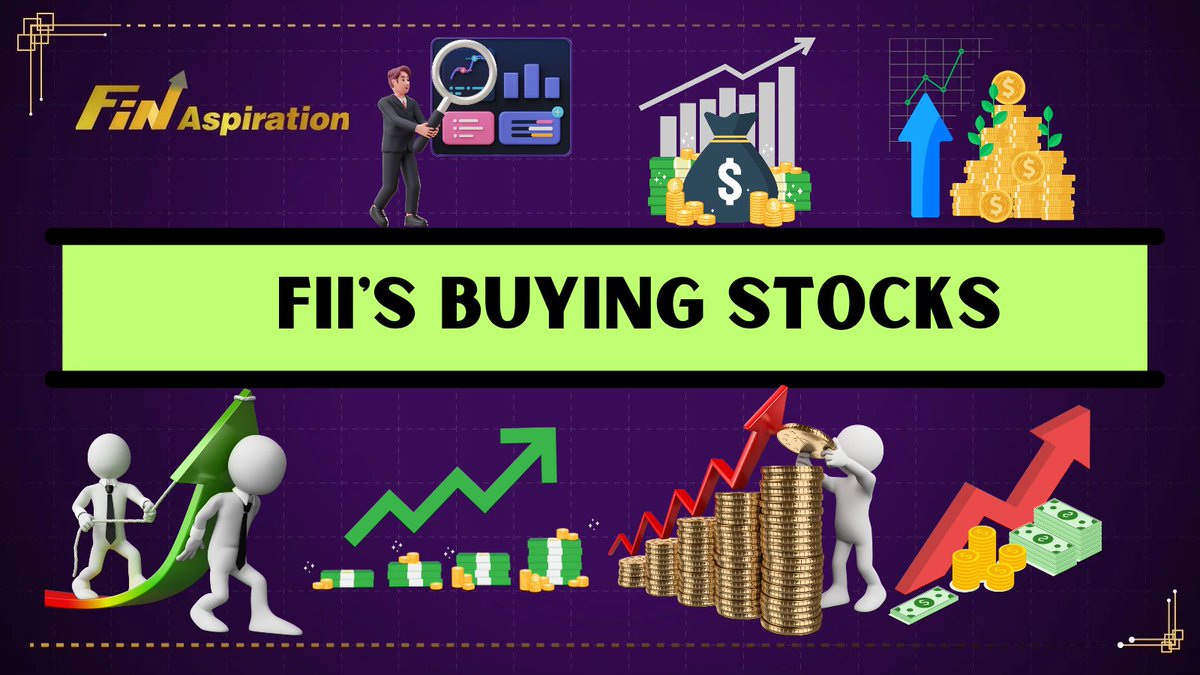 👉 Fii'S Buying Stocks✨

🌟 Every Intelligent must Know A list of 17 Stocks✨👇

👉 A Thread 🧵👇.... 

#stockmarketcrash #Investment #StockMarketindia #investing #Investment #Investment #stockmarkets