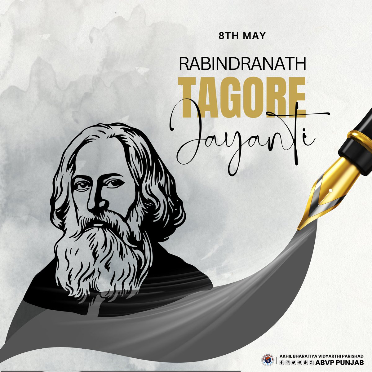 We bow to Gurudev Rabindranath Tagore on his birth anniversary. #RabindraJayanti