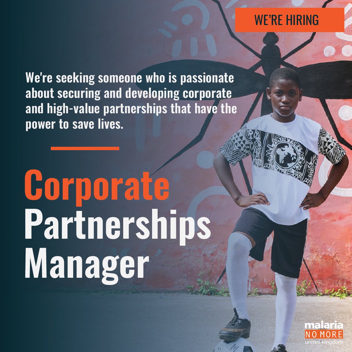 Passionate about saving lives? 🌱 We're hiring a partnerships expert to build strong fundraising alliances with corporates, moving us closer to a malaria-free world. 🌍 Join us in making a difference! Find out more 👉 bit.ly/3QyS6h2