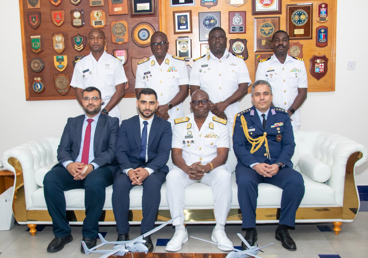 A 3-man delegation from the Turkish Aerospace has called on the Chief of the Naval Staff (CNS), Rear Admiral Issah Adam Yakubu at the Naval Headquarters to explore partnership and collaboration opportunities . gafonline.mil.gh/news/turkish-a…