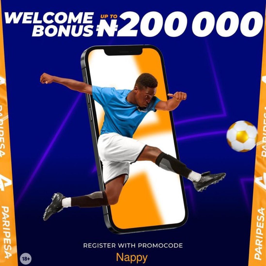 Get 200k registration bonus when you sign up on Paripesa to bet. Dont miss out Register here cutt.ly/lw5eN6JJ to get yours