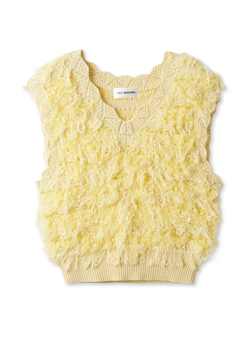 💜#乃木坂46 #小川彩 ちゃん着用 □ LILY BROWN フリンジクロップド